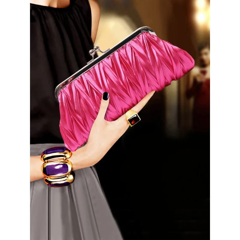 

Dinner Bag Silk Dinner Clip Bag Clutch Bag Socialite Banquet Bag Cheongsam Formal Dress Bag Bridal Clutch Women