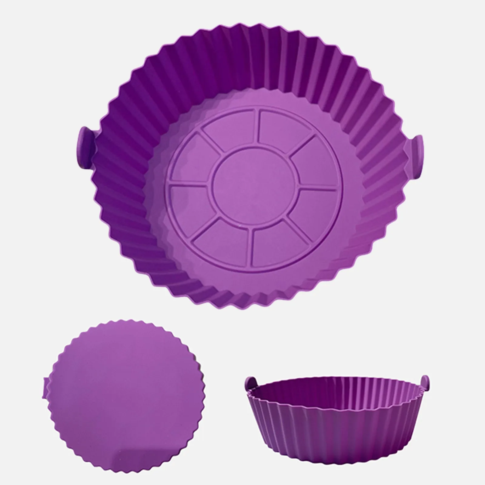 

Air Fryer Silicone Plate Multi Function Baking Trays with Rack for Oven Nonstick Hanging Pot And Pan Rack for Cake Pan Wraps