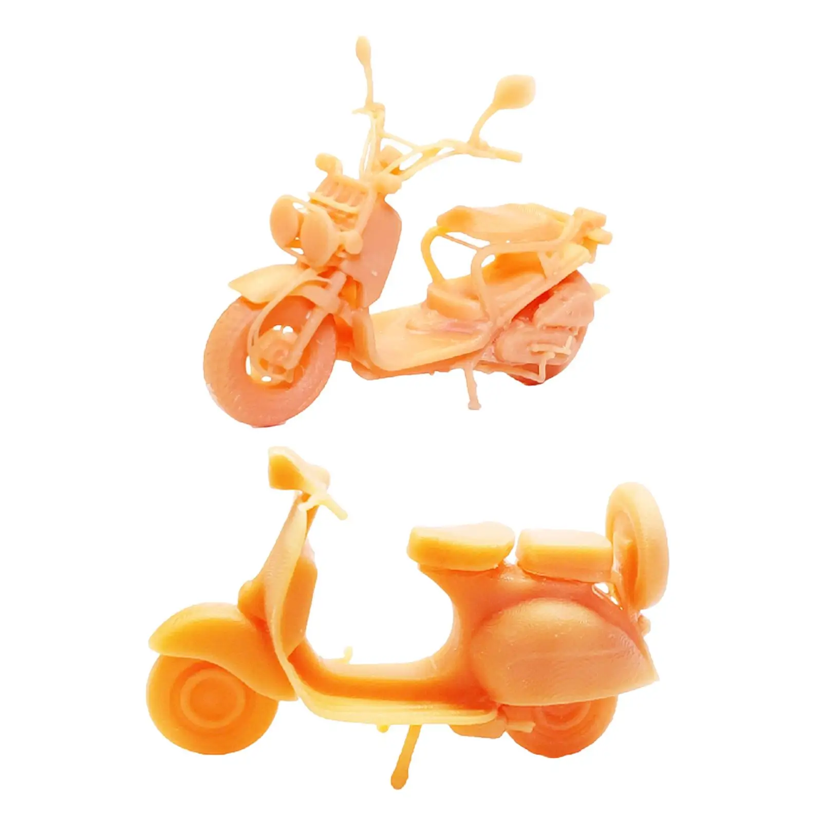 

1:64 Diorama Street Motorcycle Model Resin Collection Unpainted for Dollhouse Photography Props Diorama DIY Scene Accessories