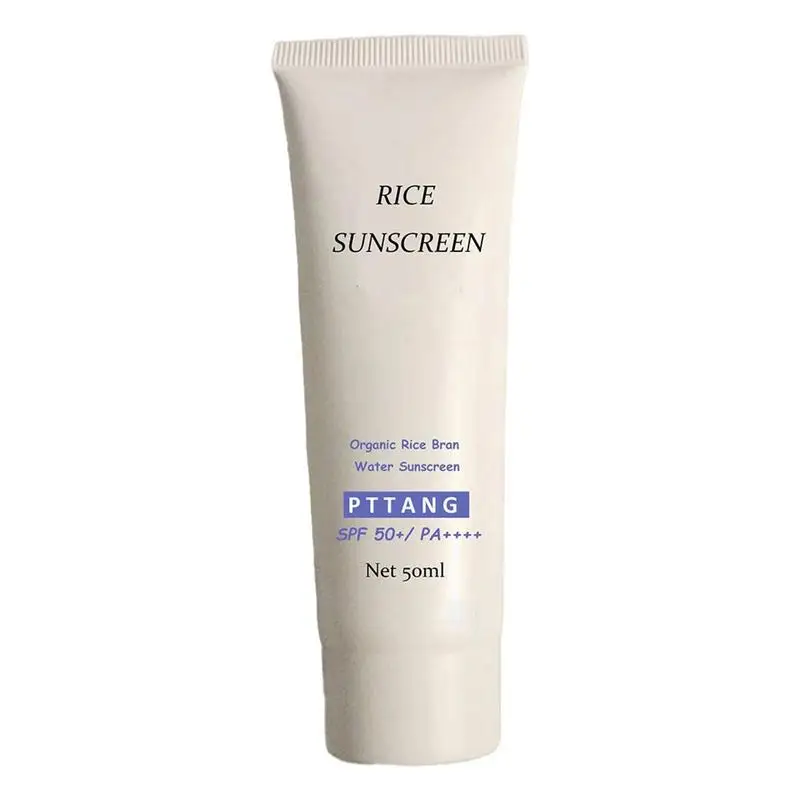 

Face Sunscreen Body Rice Sunblock Sweatproof Waterproof Sun Cream With Broad Spectrum SPF50 PA