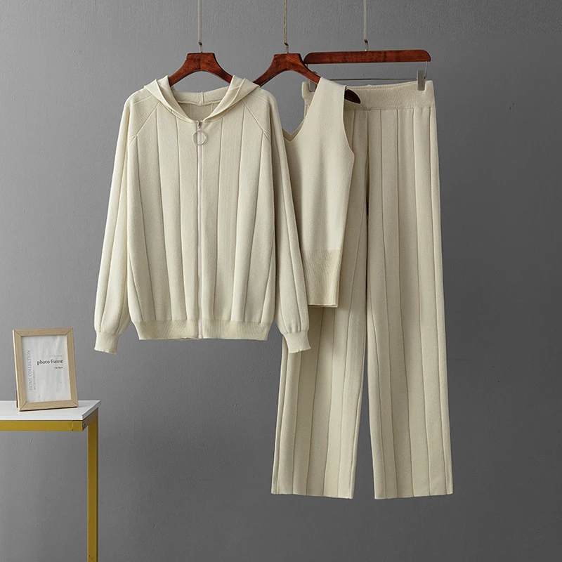 Женский Повседневный Спортивный Трикотаж Trikotage Willem Свободного Размера Вязаный