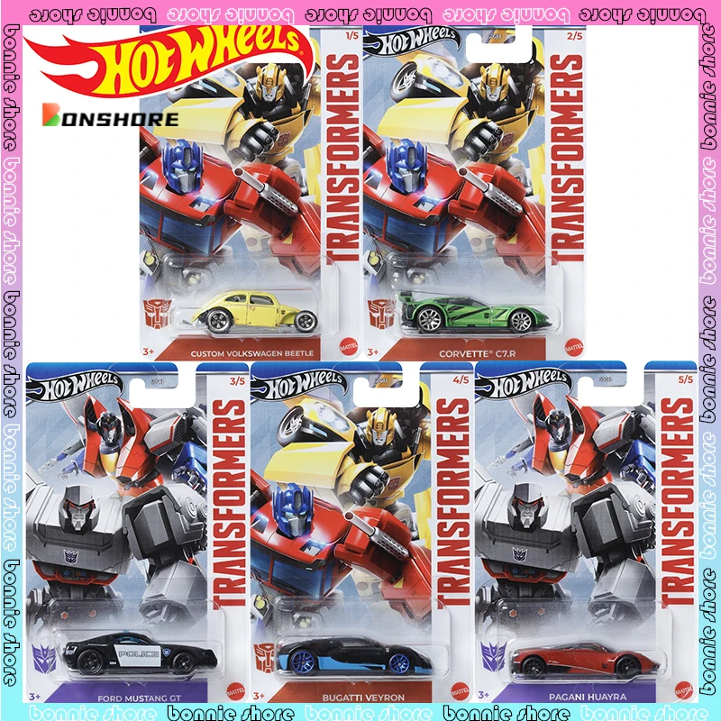 Трансформеры Hot Wheels модель автомобиля 1/6 Шмель из сплава Volkswagen Bugatti Veyron Corvette C7R Pagani