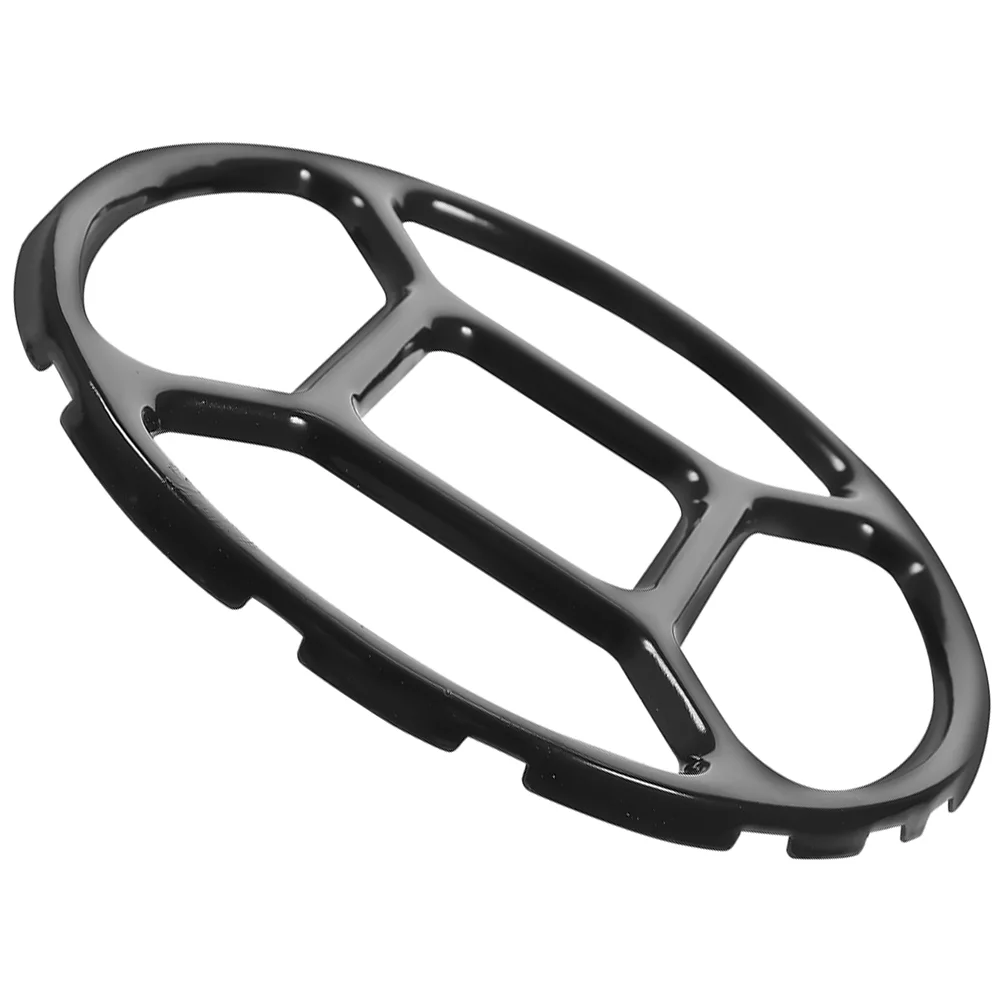 

Черная эмалированная плита, кольцо вока, подставка для газовой плиты, подставка для вока, компактный кухонный инструмент, часть посуды, кронштейн для бытовой газовой плиты