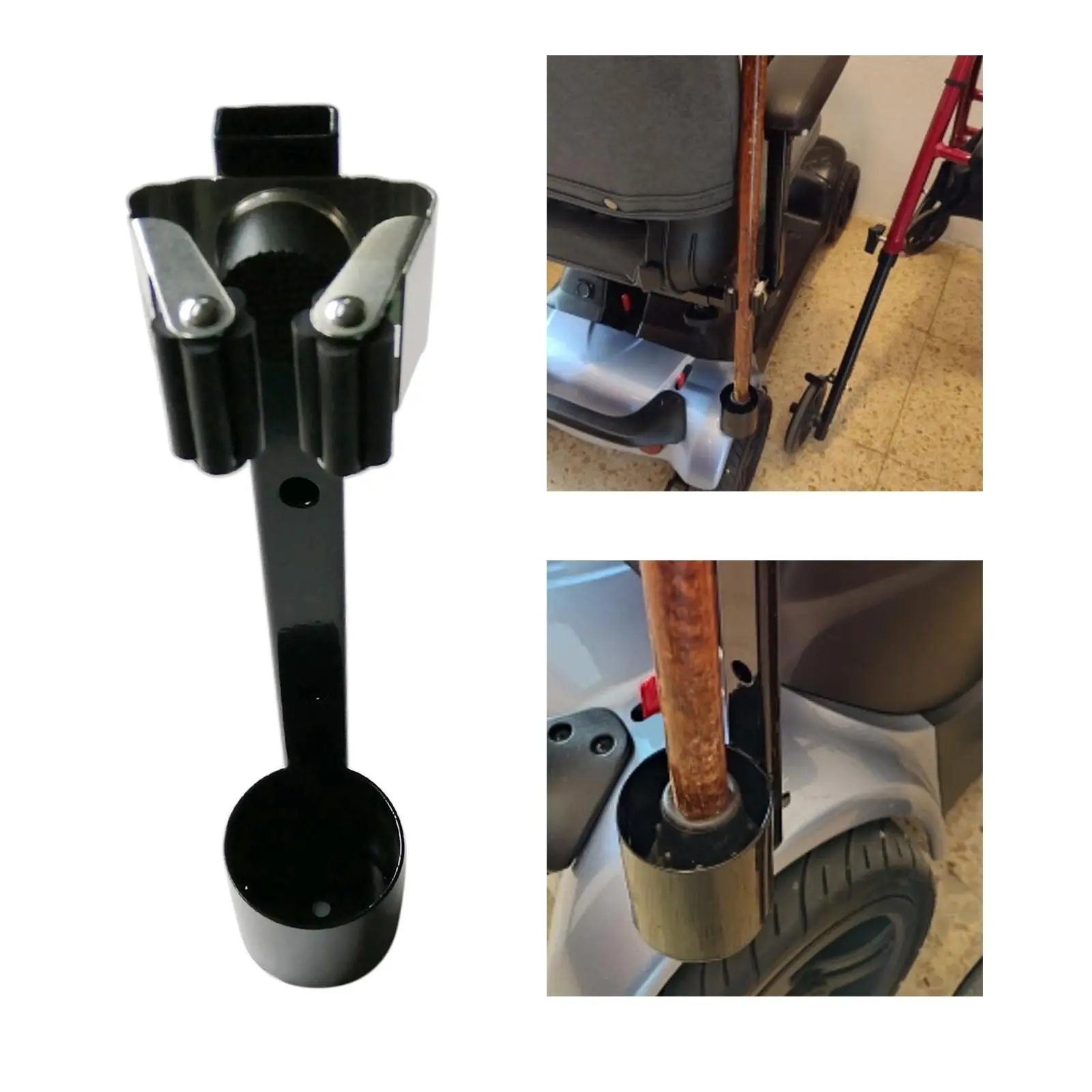 Crutch Holder Accessory for Rollators Mobility Scooter |