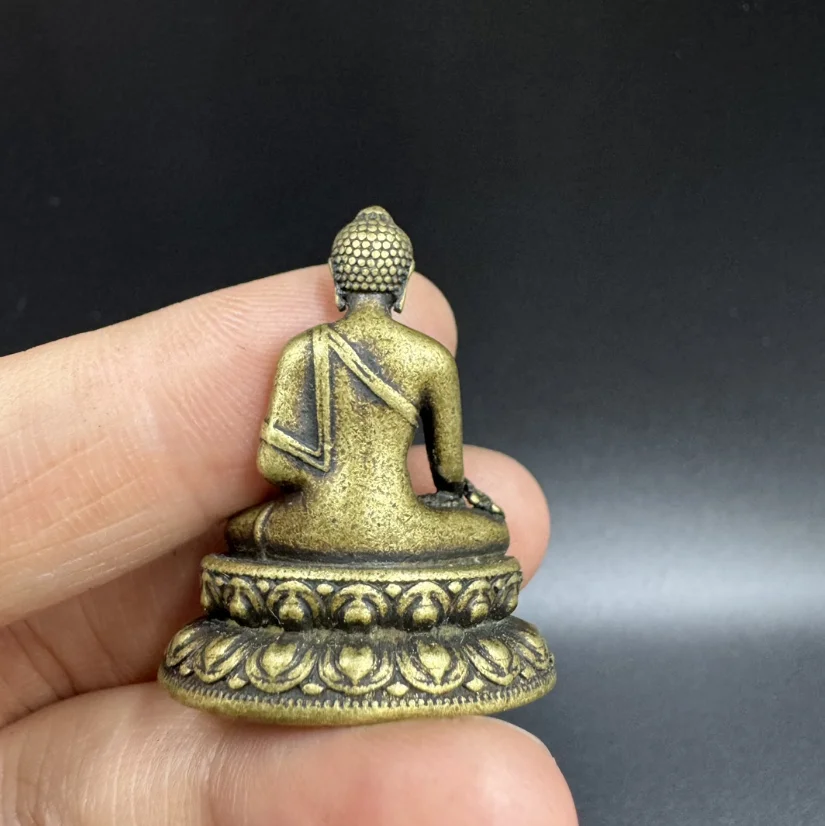 Медное украшение ручной работы латунная переноска Будды статуя мастера медицины