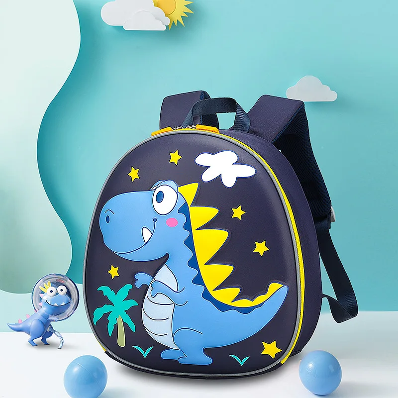 Cute 3D Cartoon Anti-lost School Bags for Girls Dinosaur High-grade Waterproof Bag Children 1-6 Age Backpack Kindergarten Bags