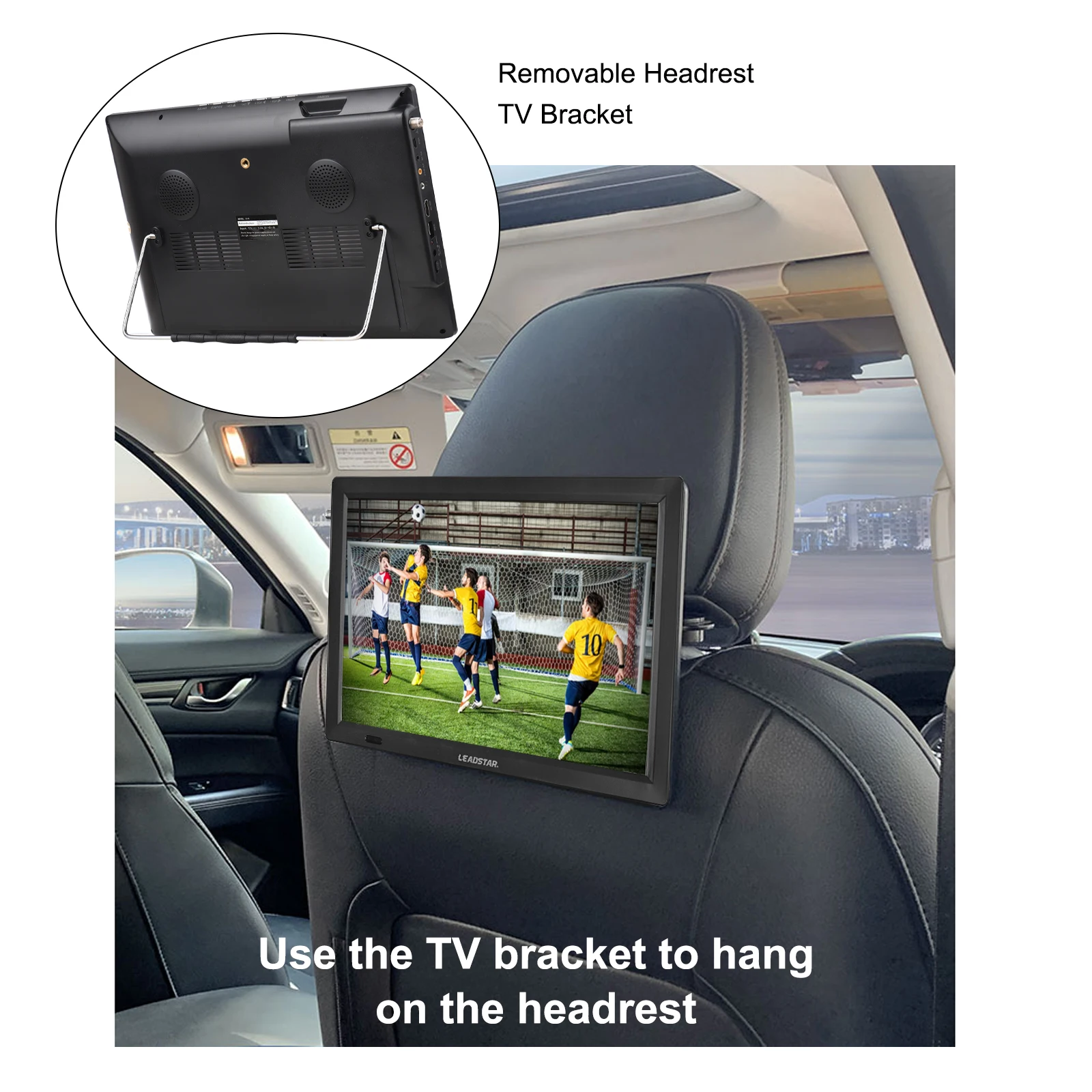 LEADSTAR D14 14 дюймов HD портативный TV ATSC цифровой аналоговый телевизор мини