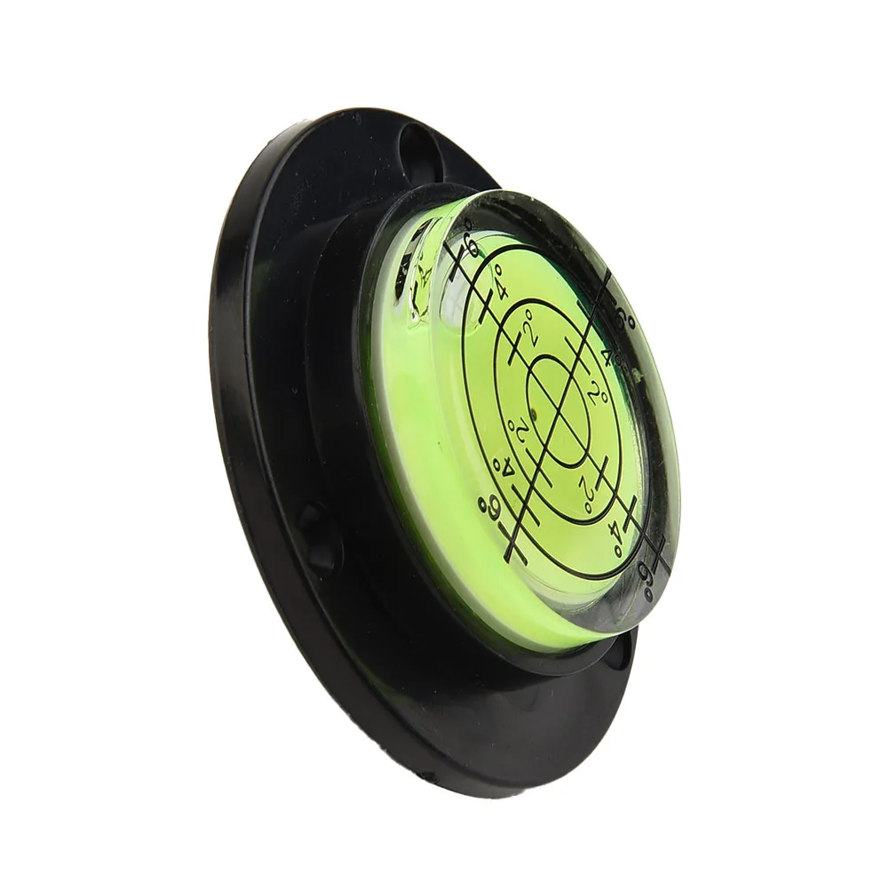 

Plastic Spirit Level Round Workshop 50mm Black Base Bubble Equipment Integrated Leveller Measuring High Quality