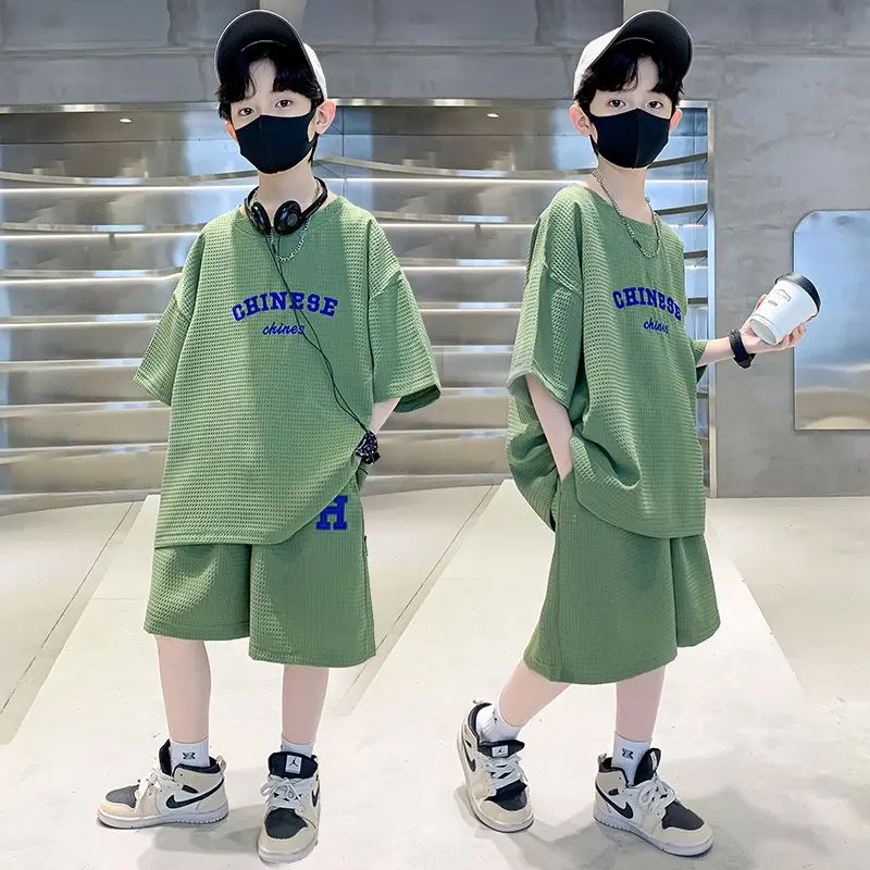 

Футболка и шорты для мальчиков, с коротким рукавом и шорты