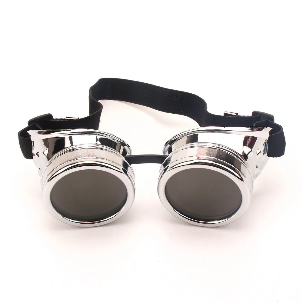 

New Halloween Steampunk Industrial Retro Goggles Outdoor Accessories Cosplay Glasses High Quality
