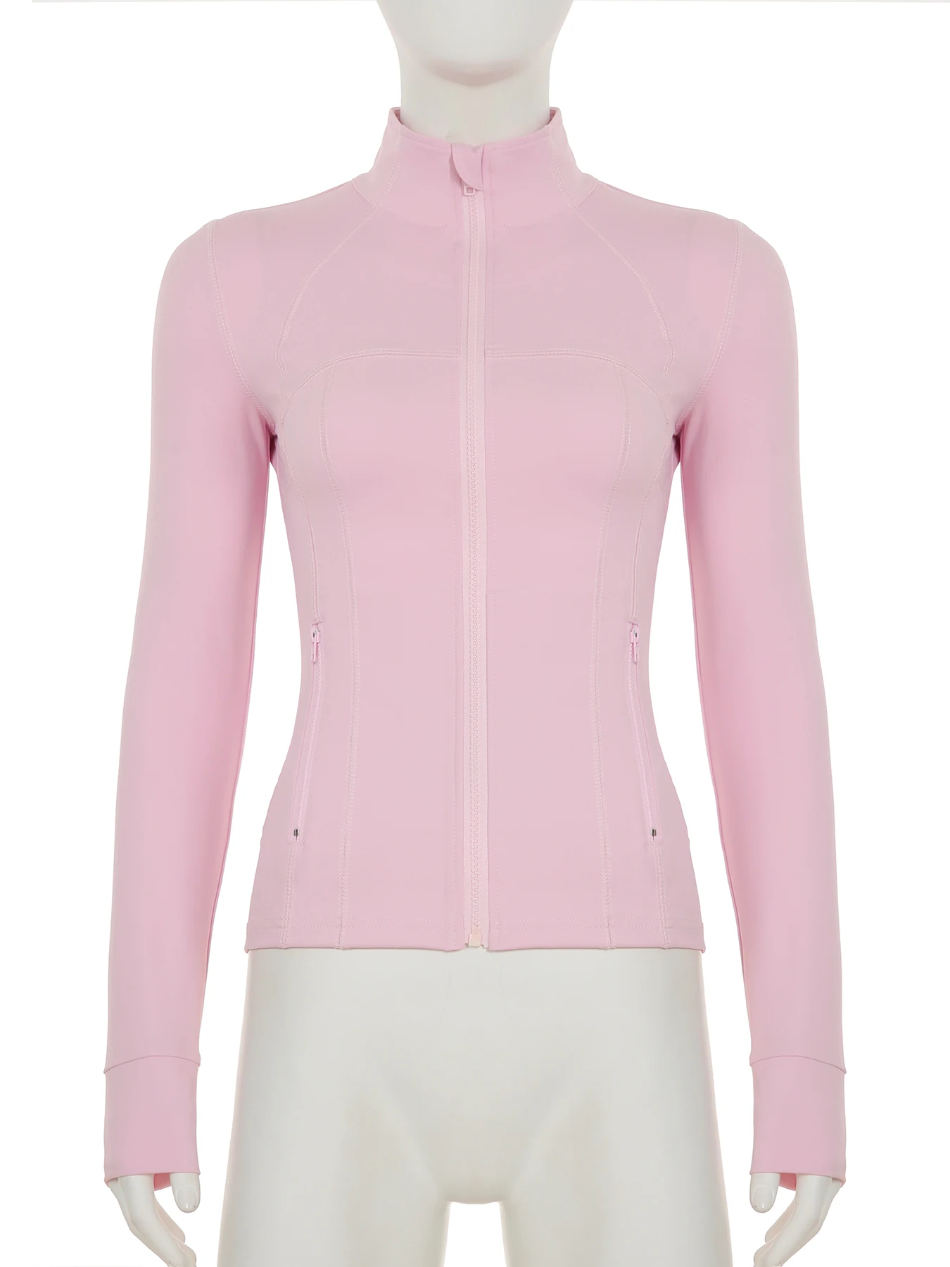 IAMSURE Сладкая чистая футболка на молнии Спортивная одежда Ремонт Базовая с