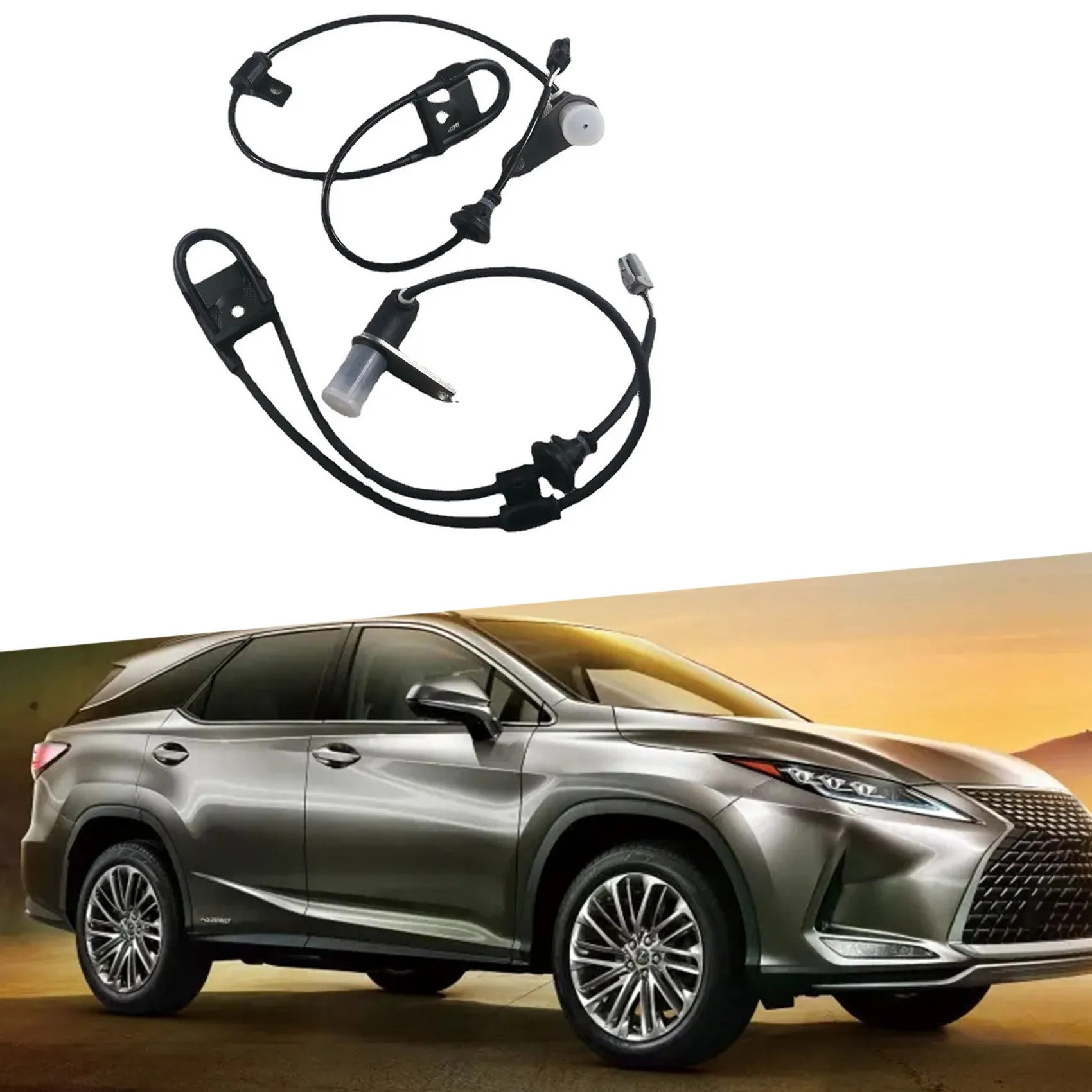 

2Pcs Rear Wheel Speed Sensors Left+Rght Engine ABS Sensors for Lexus RX300 Toyota Highlander 99-03 8954648020 8954548020