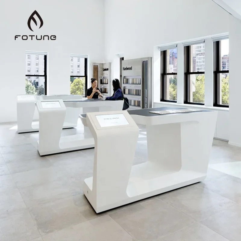 Акриловые стеллажи для ногтей с твердой поверхностью косметики