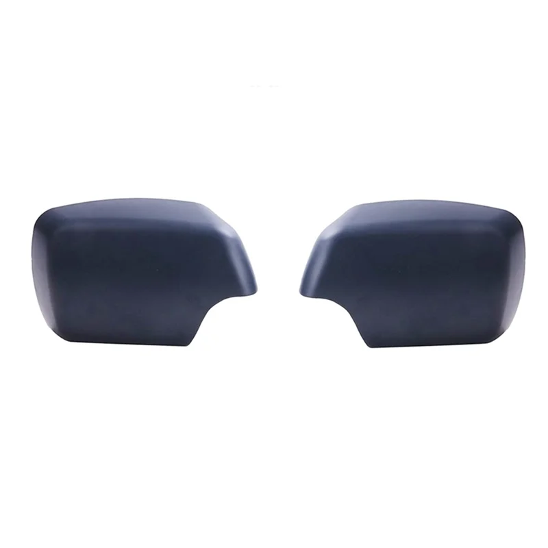 

1Pair Car Black Rearview Mirror Cover Shell Side Mirror Caps Replacement for-BMW E53 X5 2000-2006