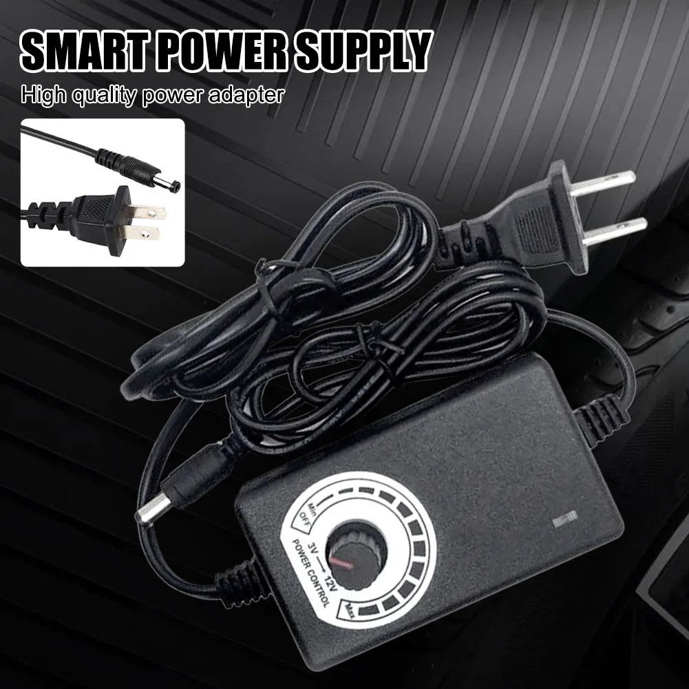 

Adjustable AC To DC Power Supply 3V-12V 2A Universal Power Supply Adapter Converter 110V/220V to 12V Adapter DC5.5x2.5mm 48W