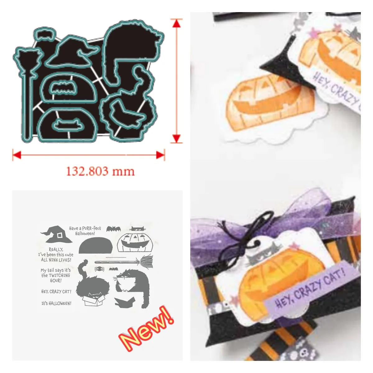 

Metal Cutting Dies Clever Cats Clear Stamps Handmade DIY Embossing Making Scrapbook Photo Album Crafts Decor Punch Mold 2023 New