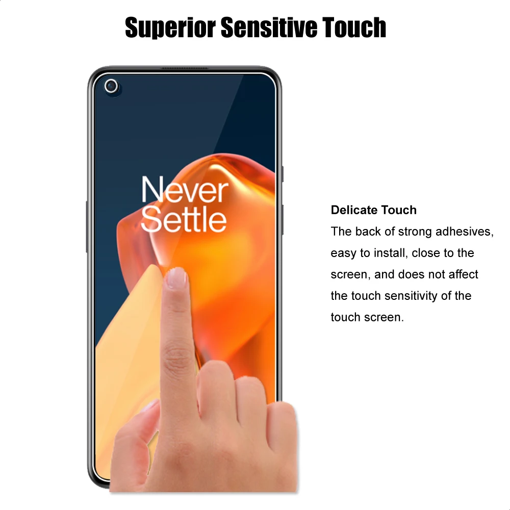 (2+2) For Oneplus Nord CE 2 5G Nord 2 N10 N100 N200 9 9R 8T Plus 7 7T 6 6T Tempered Glass Screen Protector & Camera Lens Film