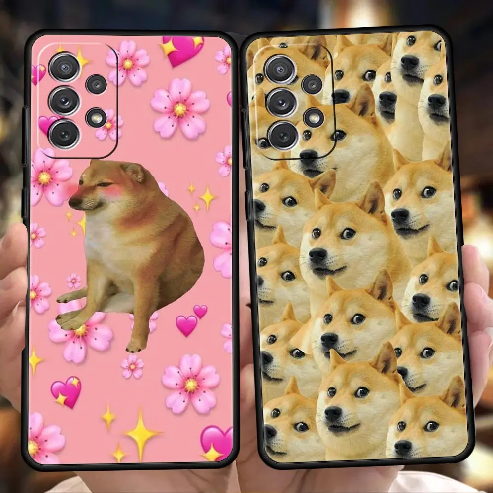 

Cheems Doge Phone Case for Samsung Galaxy A51 A71 A32 A52 A13 A22 M31 M21 M22 5G 2021 A01 A11 A21S A31 A41 Soft Shell Fundas TPU