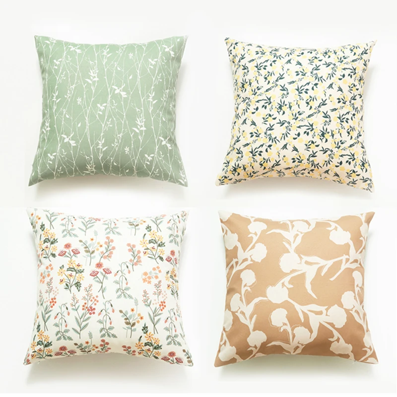 

Декоративная наволочка в цветочек, 45x45 см