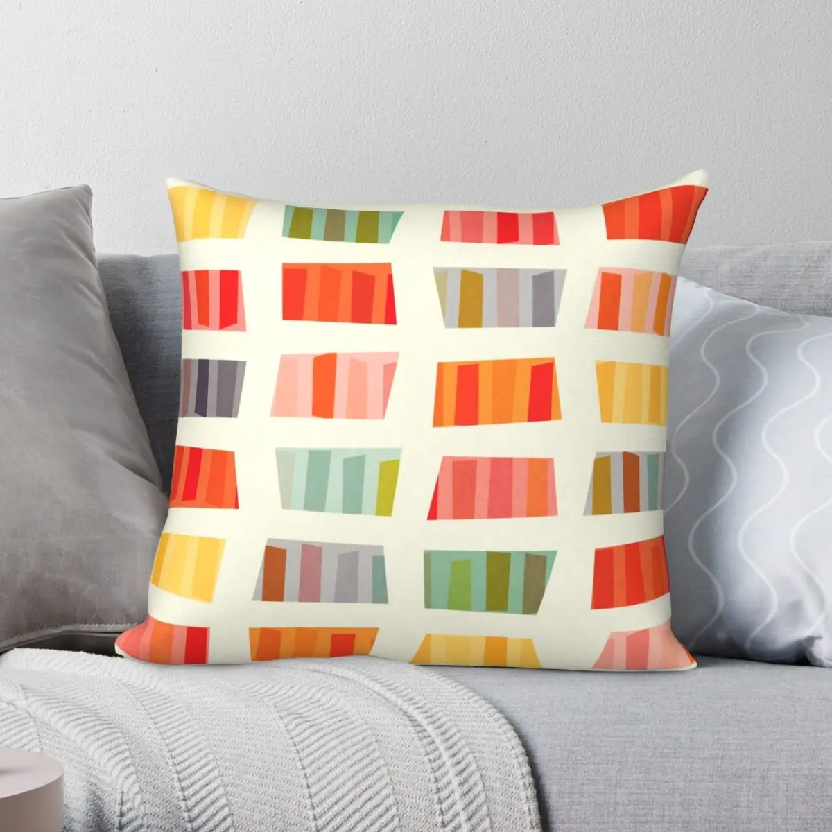 

Beach Towels Square Pillowcase Polyester Linen Velvet Pattern Zip Decor Pillow Case Sofa Seater Cushion Cover Wholesale