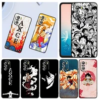 cool anime one piece for xiaomi redmi k40 gaming k30 9i 9t 9a 9c 9 8a 8 go s2 6 6a 5a 5 pro prime black capa phone case