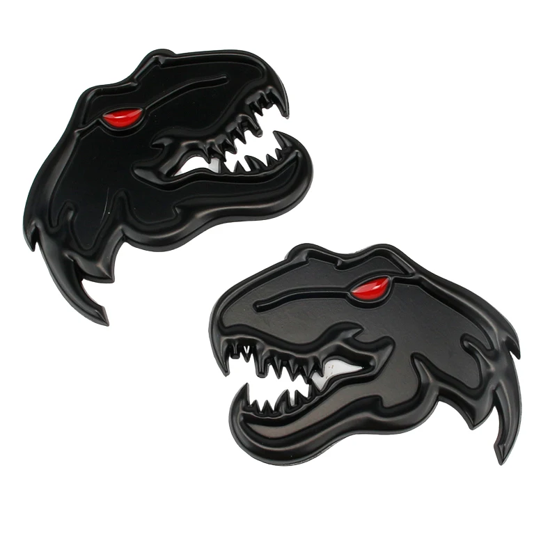 

2 шт. автомобильный металлический тираннозавр Раптор логотип динозавра багажник эмблема наклейки для Dodge Ram зарядное устройство Challenger аксессуары