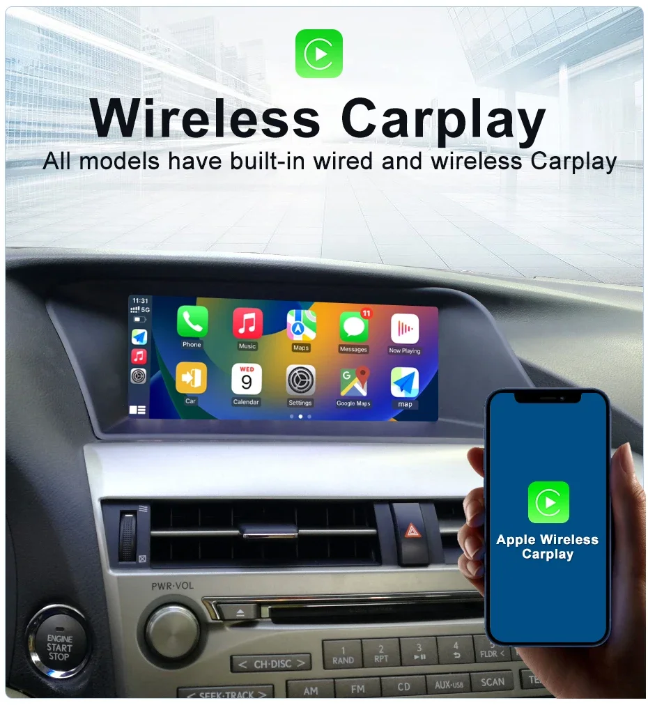 Android 13 0 для Lexus RX270 RX350 RX450H 2009-2014 Автомобильный мультимедийный плеер с GPS-навигацией