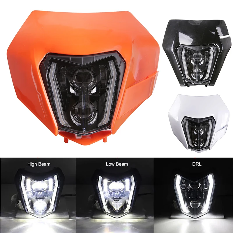 

Motorcycle Headlight Head Light Enduro Dual Sport Light E24-mark For KTM EXC XCW XCF TC FE TE 125 250 300 350 450 530 690 SMR