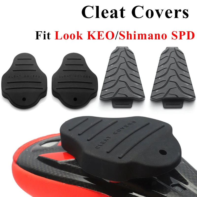 

1Pair Road Bike Cleat Cover Fit Shimano SPD / LOOK KEO / Wellgo RC7 Cycling Self-lock Shoe Cleat Protector Bicycle Part