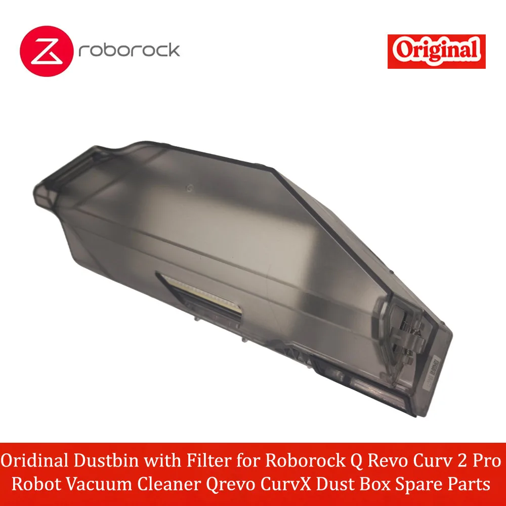 Фото Оригинальный контейнер для мусора с фильтром для робота-пылесоса Roborock Q Revo Curv 2 Pro, запасные части для пылесборника Qrevo CurvX №5