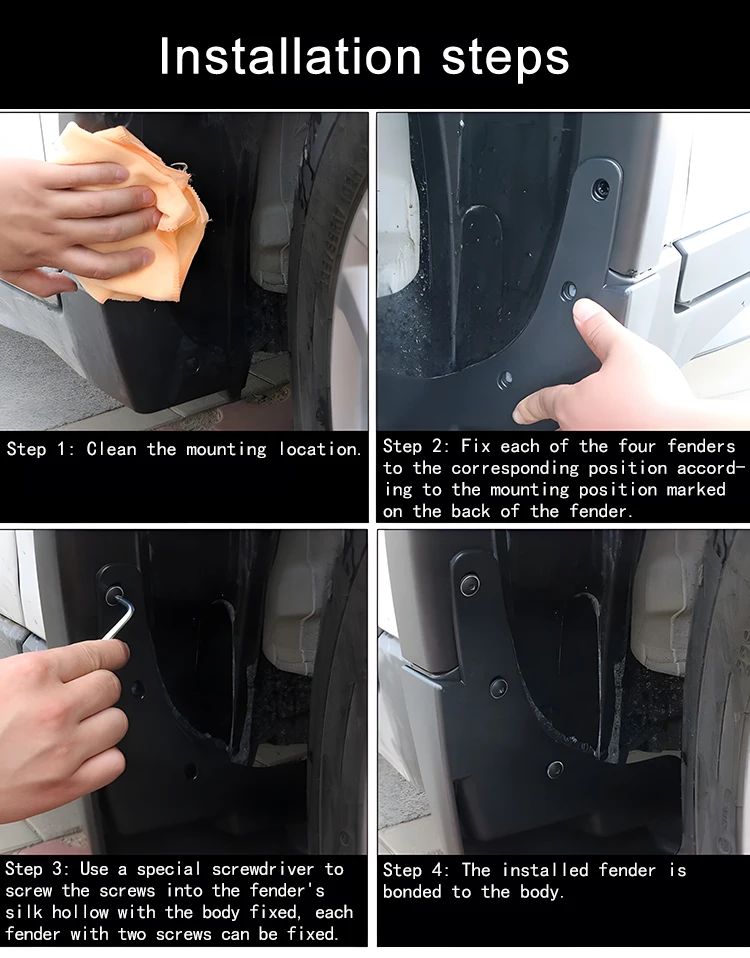 Для Ji Yue 01 Robo-01 Аксессуары 2024 2025 2026 Автомобильные брызговики Задние матовые черные