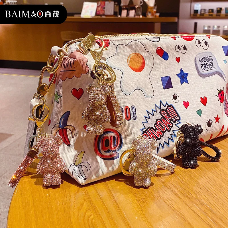 Женский кожаный брелок для ключей в виде животных | Украшения и аксессуары