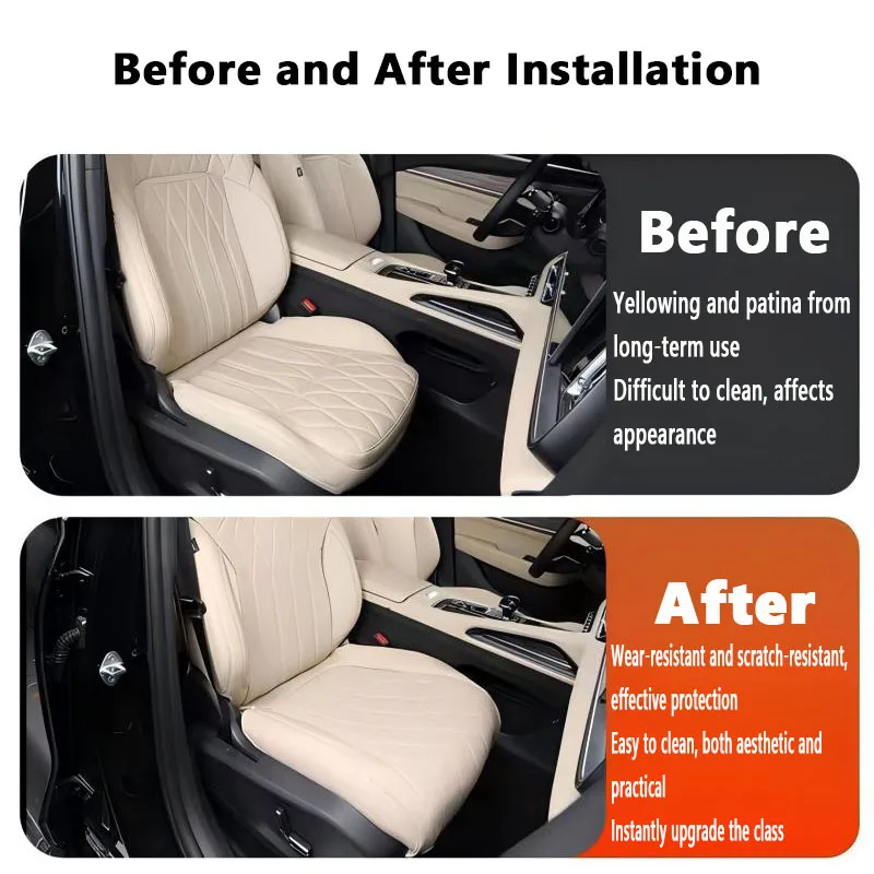 Фото Для GEELY Monjaro Manjaro Xingyue L KX11 2026: получехол на сиденье, защитный чехол для автомобильного сиденья, всесезонный, универсальный, модифицированный №2