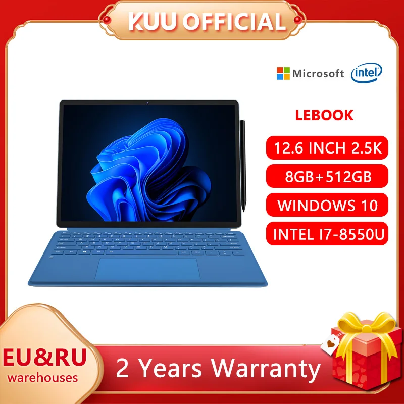 Планшет KUU Lebook 12 6 дюйма Intel I7 8550U Windows 10 2 5 K 8 Гб DDR4 512 ГБ SSD | Компьютеры и офис