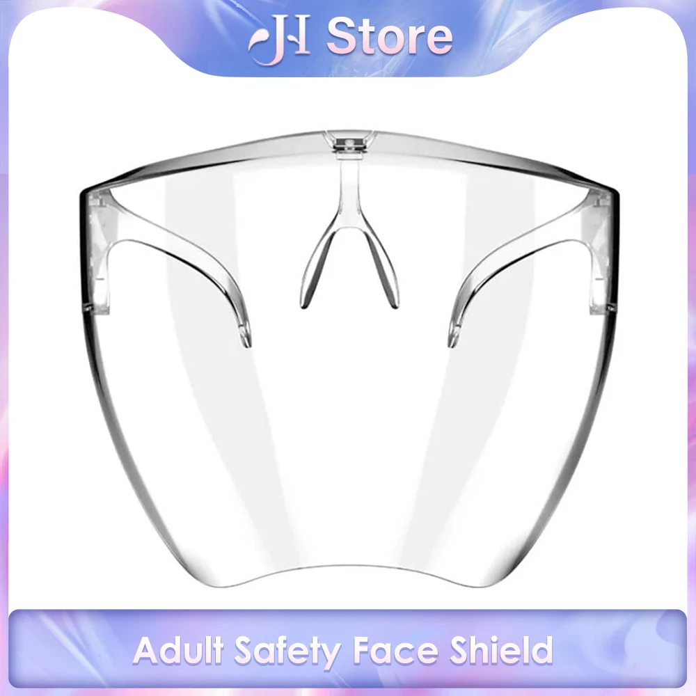 Защитная маска для лица взрослых прозрачная с защитой от запотевания |