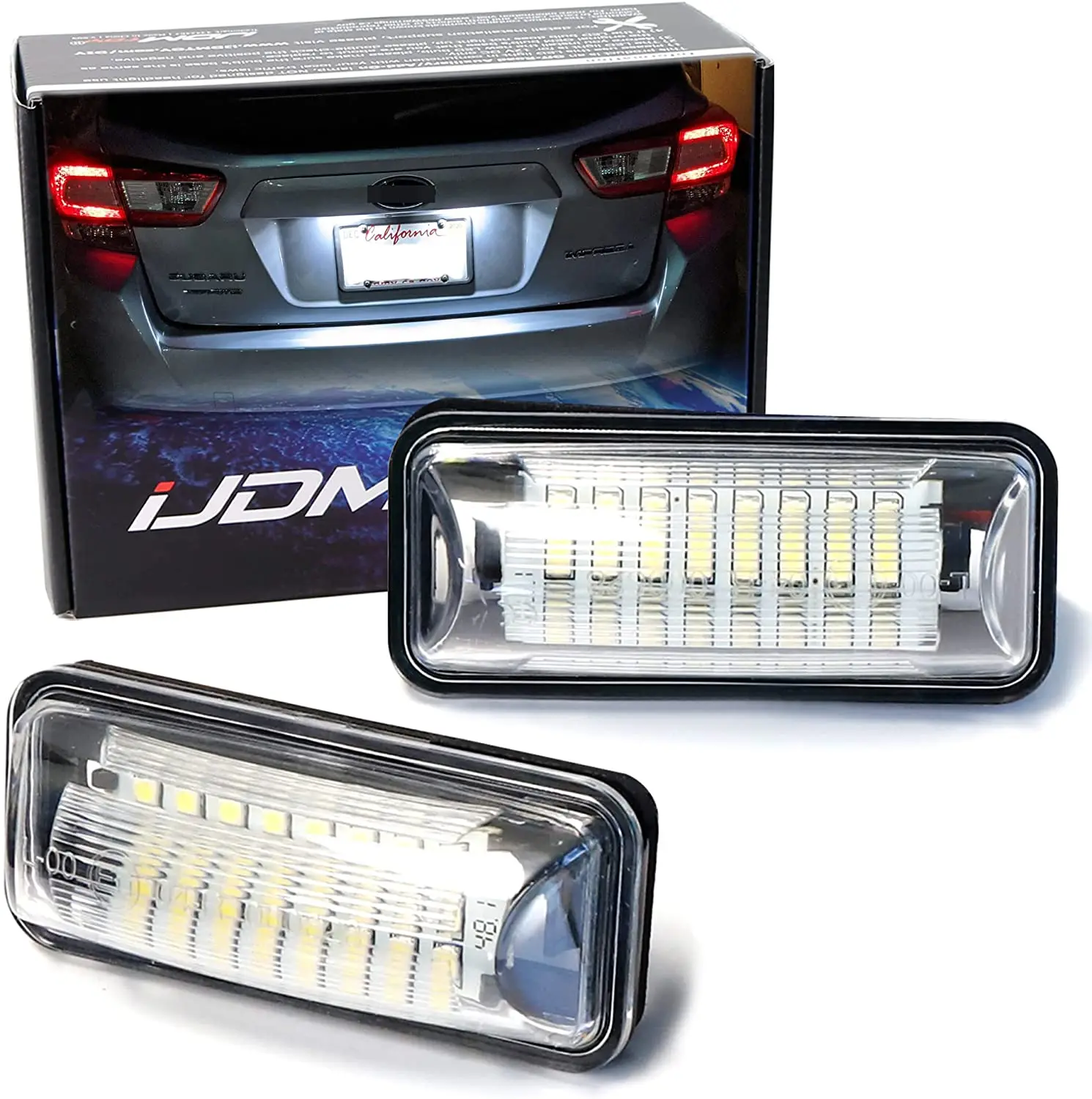 

Compatible With Full LED License Plate Light Kit Scion FR-S Toyota 86 Subaru BRZ Impreza WRX STi Legacy Crosstrek Ascent