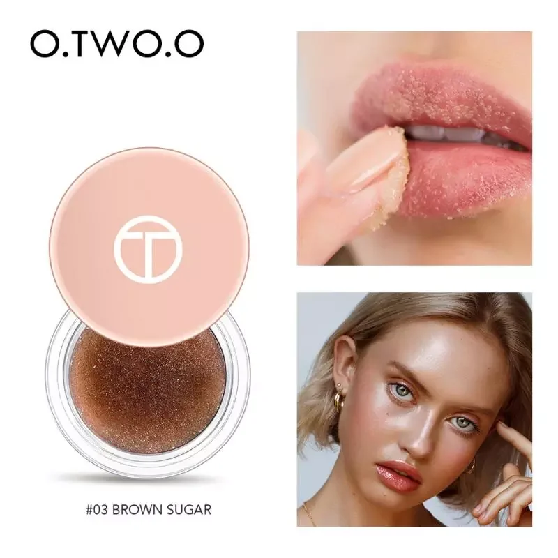 

O.TWO.O Moisturize Dead Skin Lips Scrub Paste Remove Gel Exfoliating Sucrose Caramel Brown Sugar Lip Mask Lips Care Autumn TSLM1