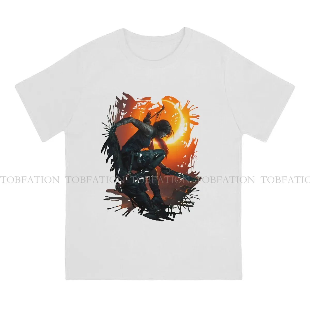 Мужская хипстерская футболка с круглым вырезом в стиле Харадзюку