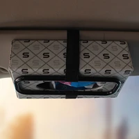 car visor tissue holder elastic belt sun visor handrail napkin box holder car sun visor tissue box holder backseat tissue case