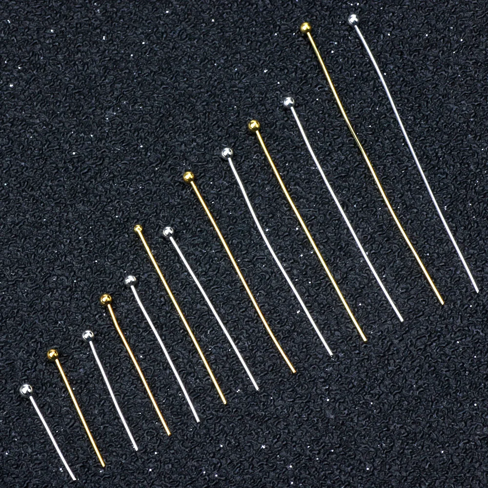 

200 шт./лот 16/20/25/30/40/50 мм Серебряный металлический наконечник для изготовления ювелирных изделий своими руками шпильки для головки найти диам...