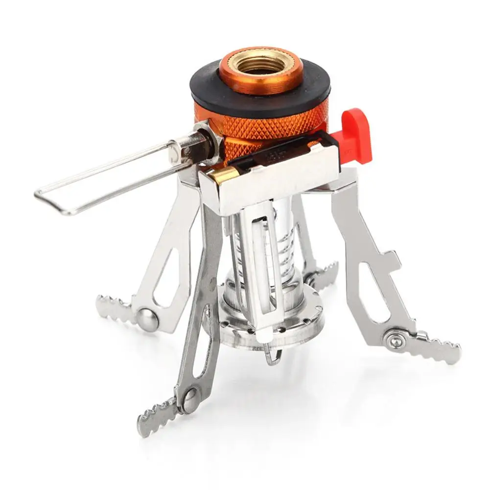 

Stainless Steel Outdoor Stove New Camping Mini Stove Folding Hot Sale Outdoor Windproof Picnic Portable Grill For Hiking Tourist