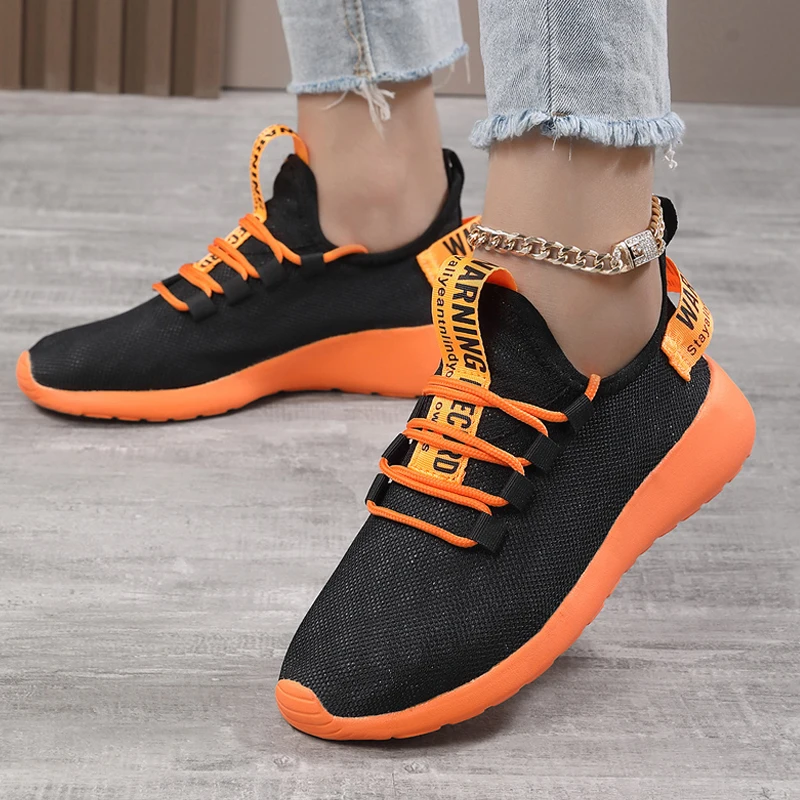 

Кроссовки женские дышащие сетчатые, повседневная обувь для бега на открытом воздухе, Нескользящие, модные теннисные кеды