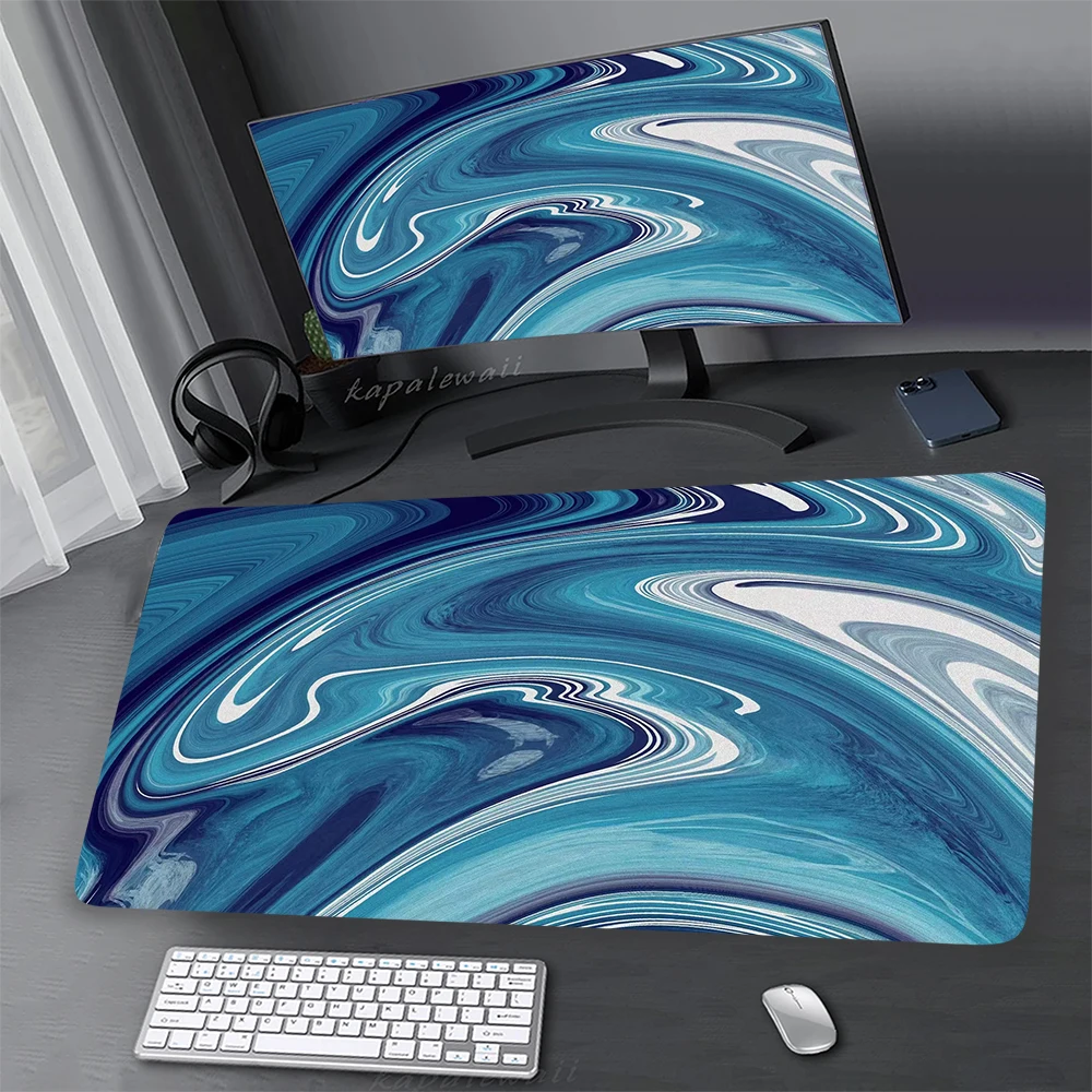 

Gaming Mouse Pad Large Mouse Mat Strata Liquid Mousepad Gamer Pads Keyboard Mat Big Non-slip Gamer Deskmat XXL Gamer Mousepads