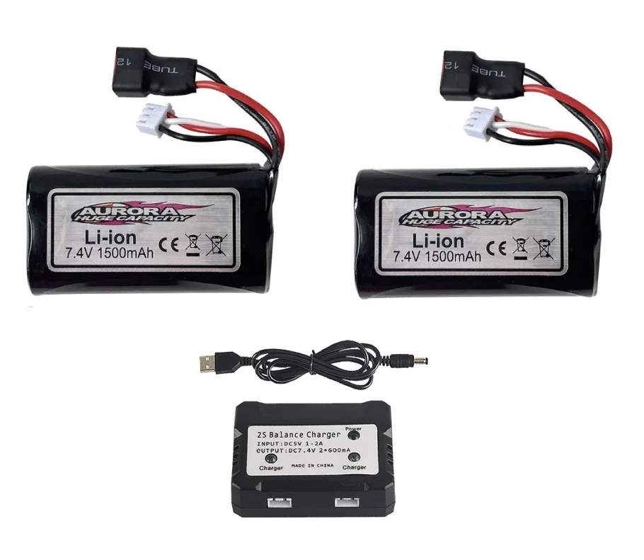 

XLH 9130 9135 9136 9137 9138 9155 9156 High speed RC Trucks parts original 2S 7.4v 1500mAh 18650 Li-ion battery/Charger case