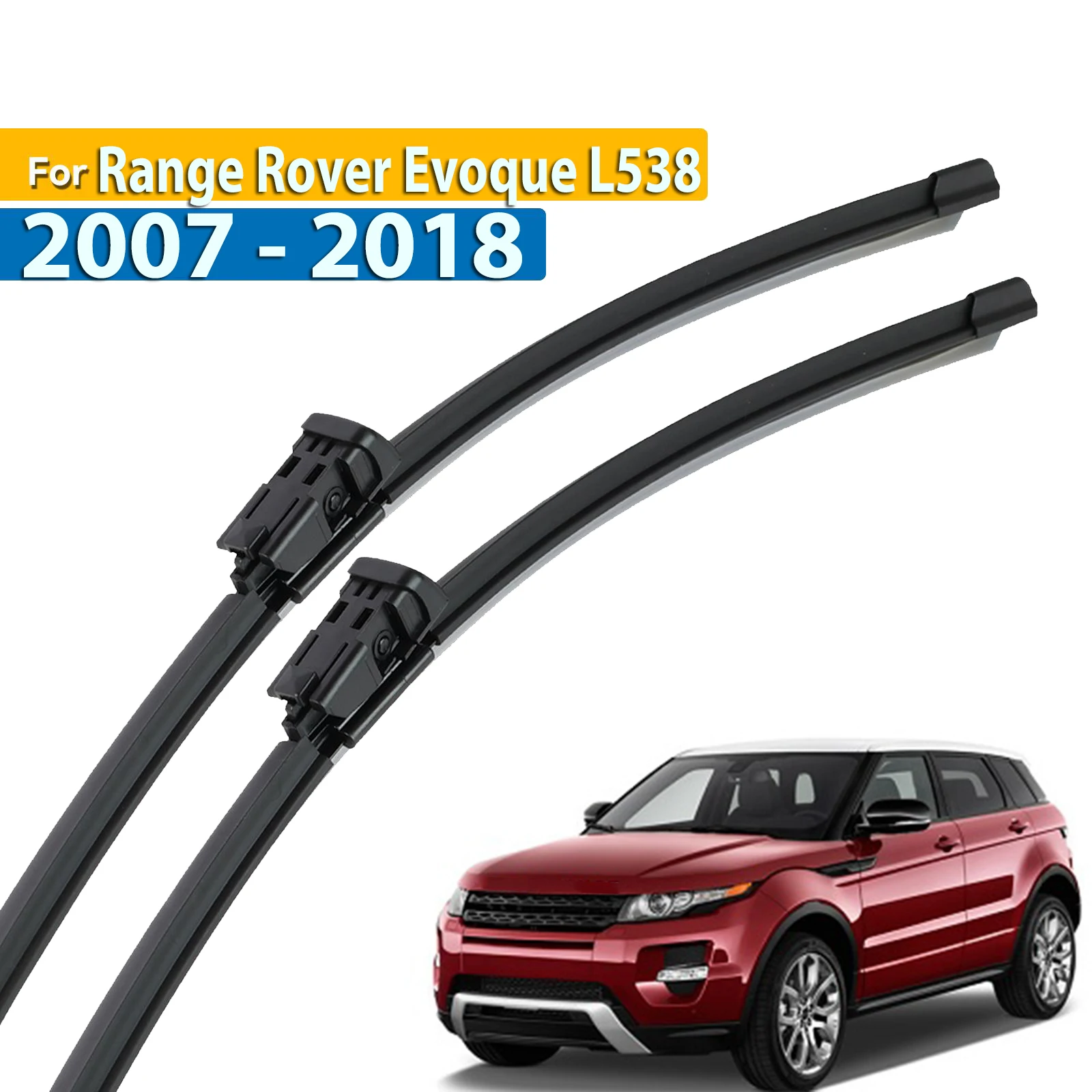 

Передние щетки стеклоочистителя Erick's LHD для Range Rover Evoque L538 2011-2018, щетки от дождя для лобового стекла 24 дюйма + 21 дюйм