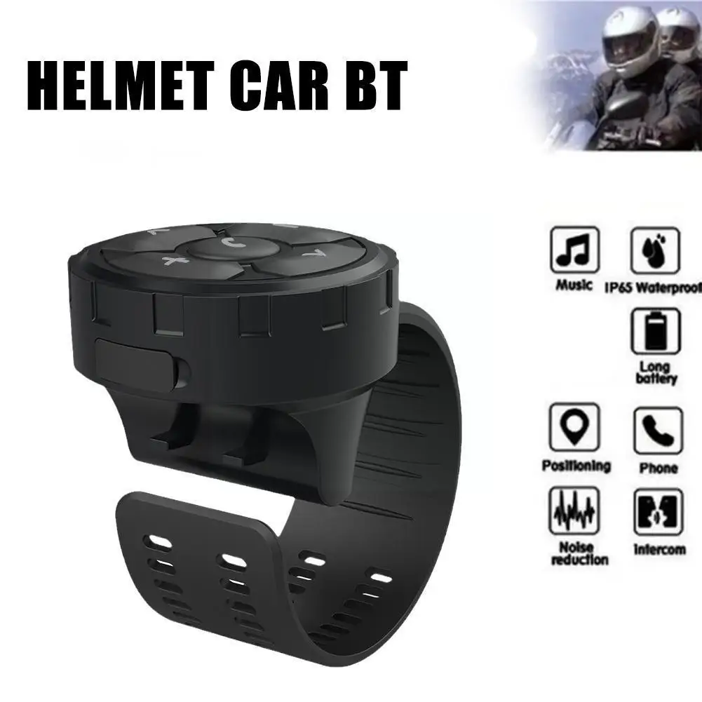 

Wireless Bluetooth 5.3 Remote Button Intelligent Remote Bluetooth Helmet Control Locomotive Motorcycle Controller Bluetooth J2P1