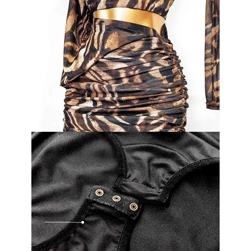 Профессиональный костюм для латиноамериканских танцев сексуальное платье с