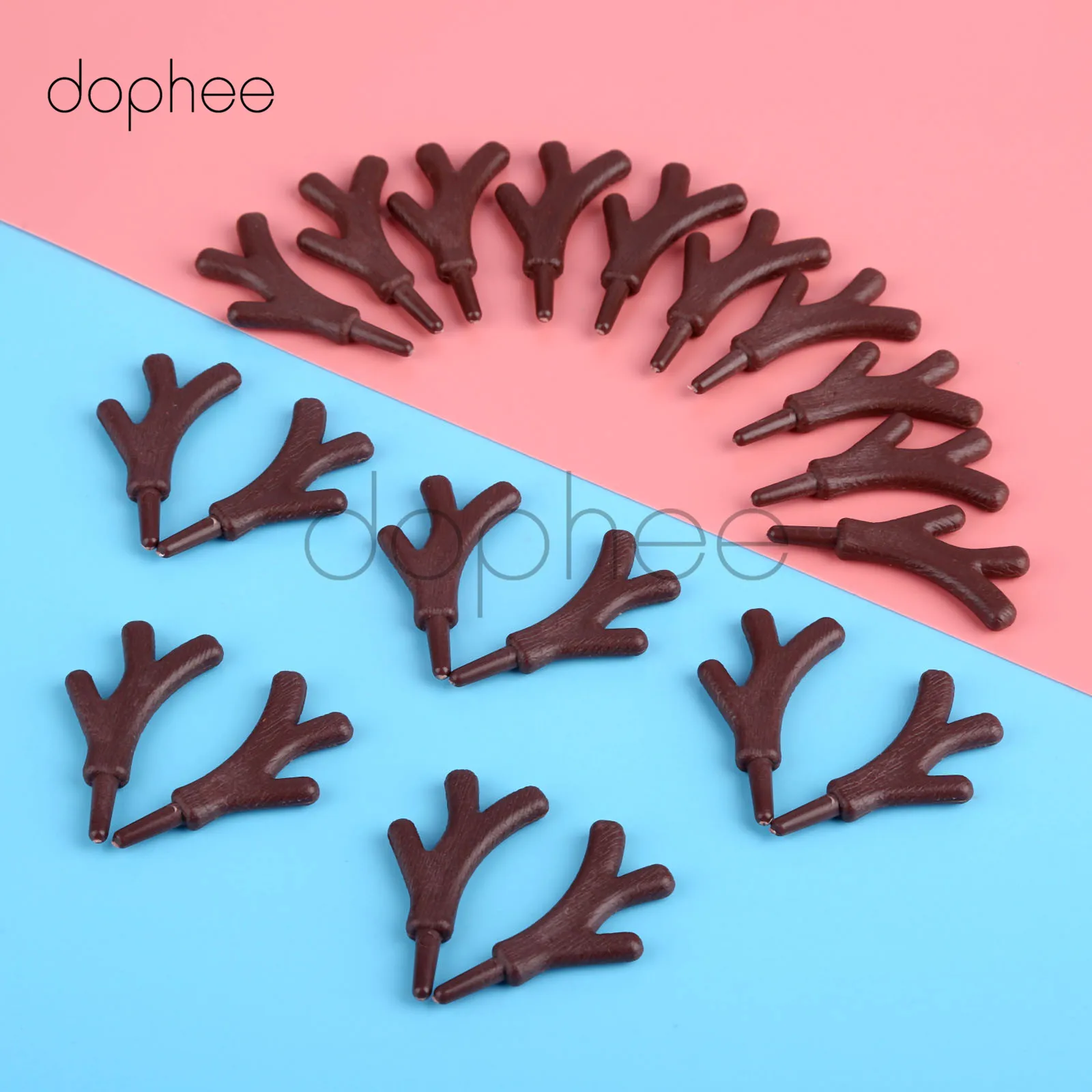 

Пластиковые рога веток Dophee 20 шт.
