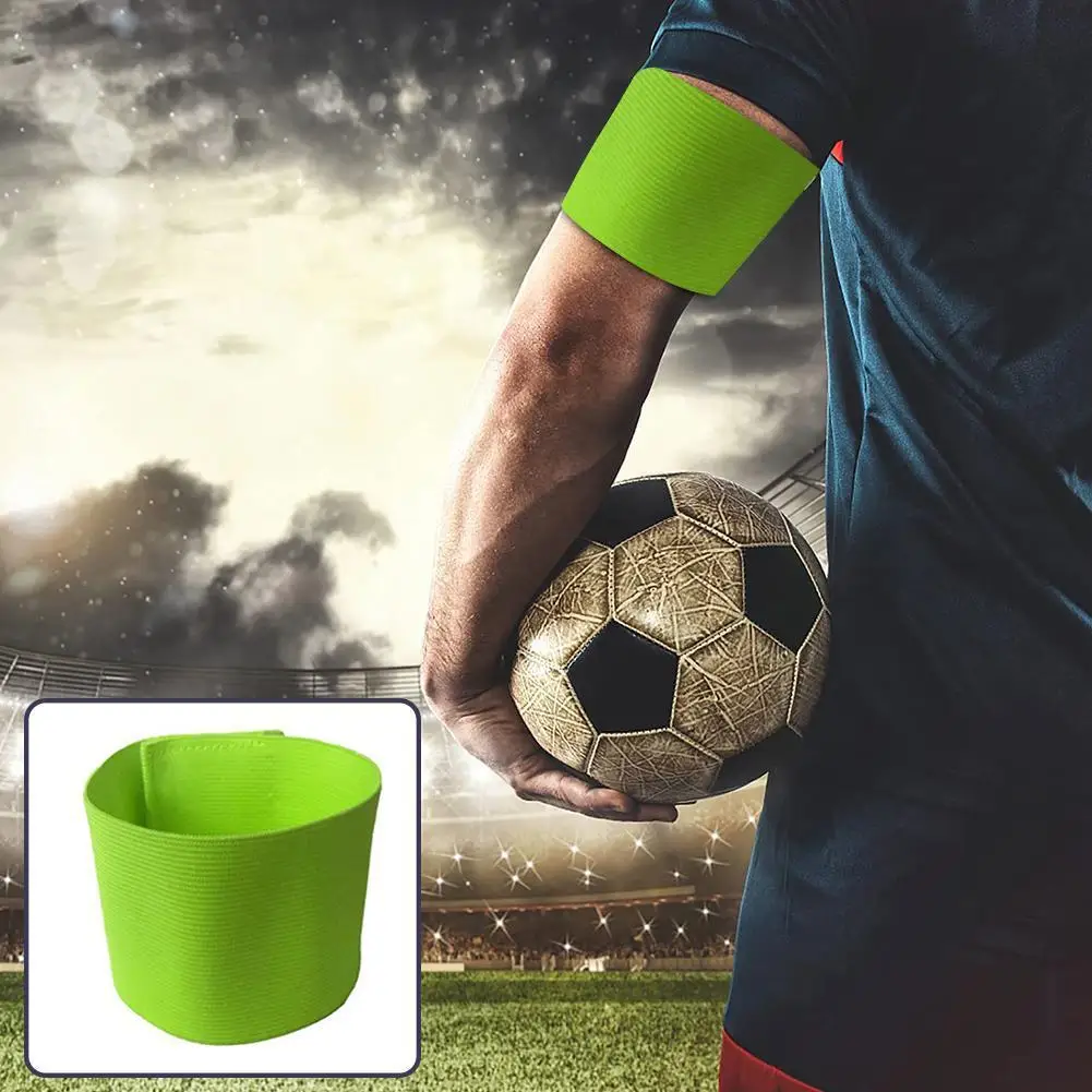 High Quality Colorful Anti-off Professional Football Soccer Captain Armband Player Arm Band Adjustable Group Armband Wholesale