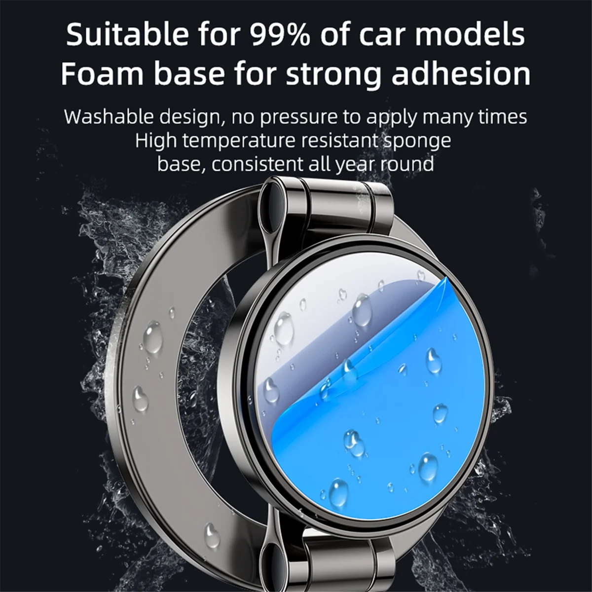 Магнитный складной держатель для телефона 360° ° Вращающийся магнитный